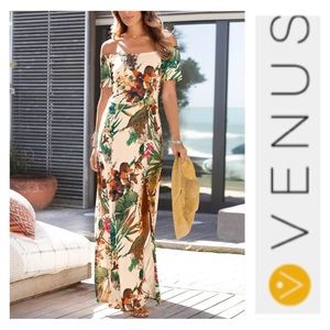 NWT VENUS Off the Shoulder Maxi Dress